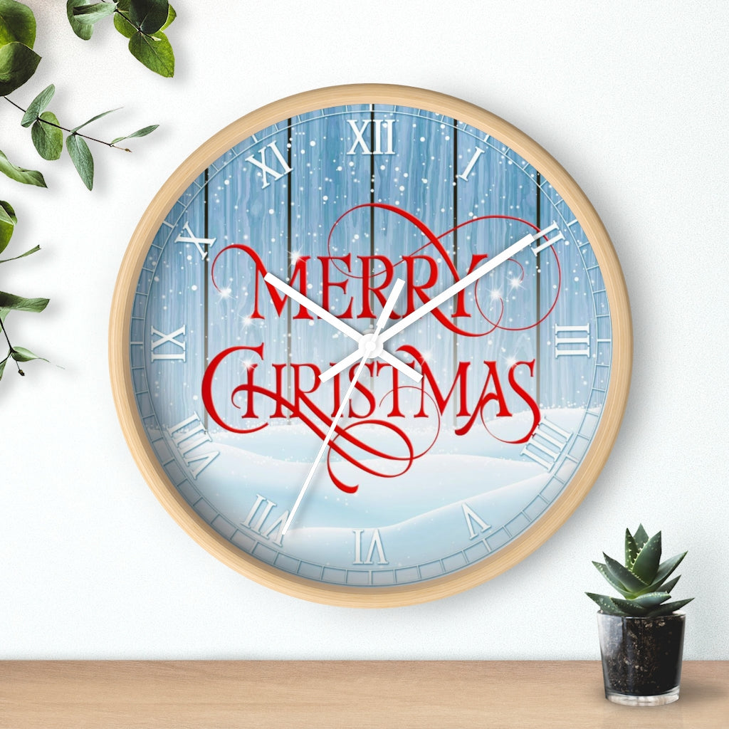 Wall clock, Silent Clock, Merry Christmas Wall Clock - Mug Project