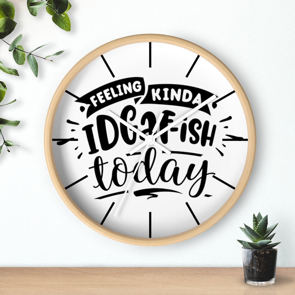 Wall clock, Home Decor Clock, Silent clock, Feeling kinda IDGAF ish - Mug Project