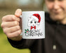 Ceramic White Coffee Mug Meowy Christmas  Tea Cup Holiday Mug Best Christmas Mug - Mug Project
