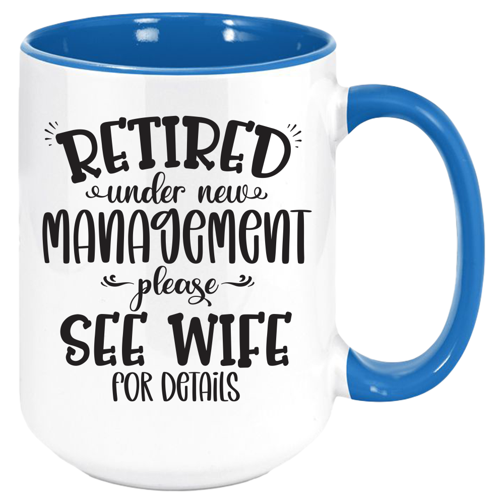 Coffee Mug, Printed Mug, Coffee Cup, Tea Mug, Graphic Mug, Retired Coffee Mug - Mug Project