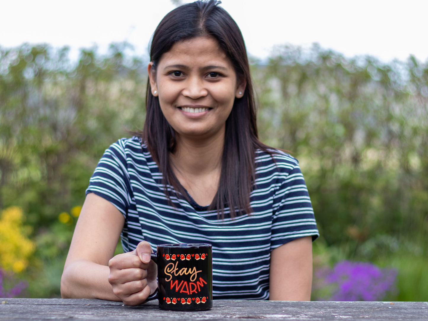 Ceramic Black Coffee Mug Stay Warm Holiday Mug Best Christmas Mug - Mug Project