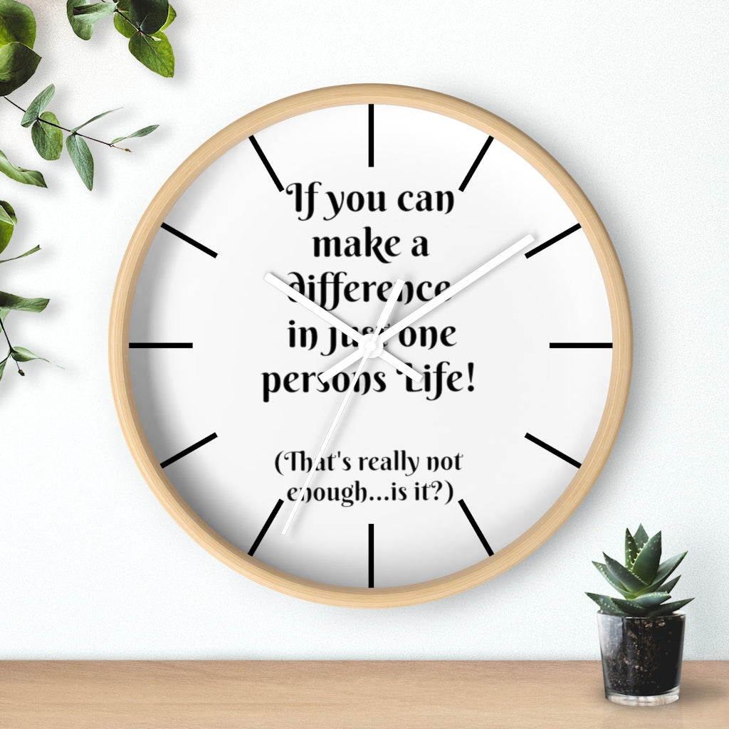Wall clock, Funny Wall Clock, Home Decor Clock, If You Can - Mug Project