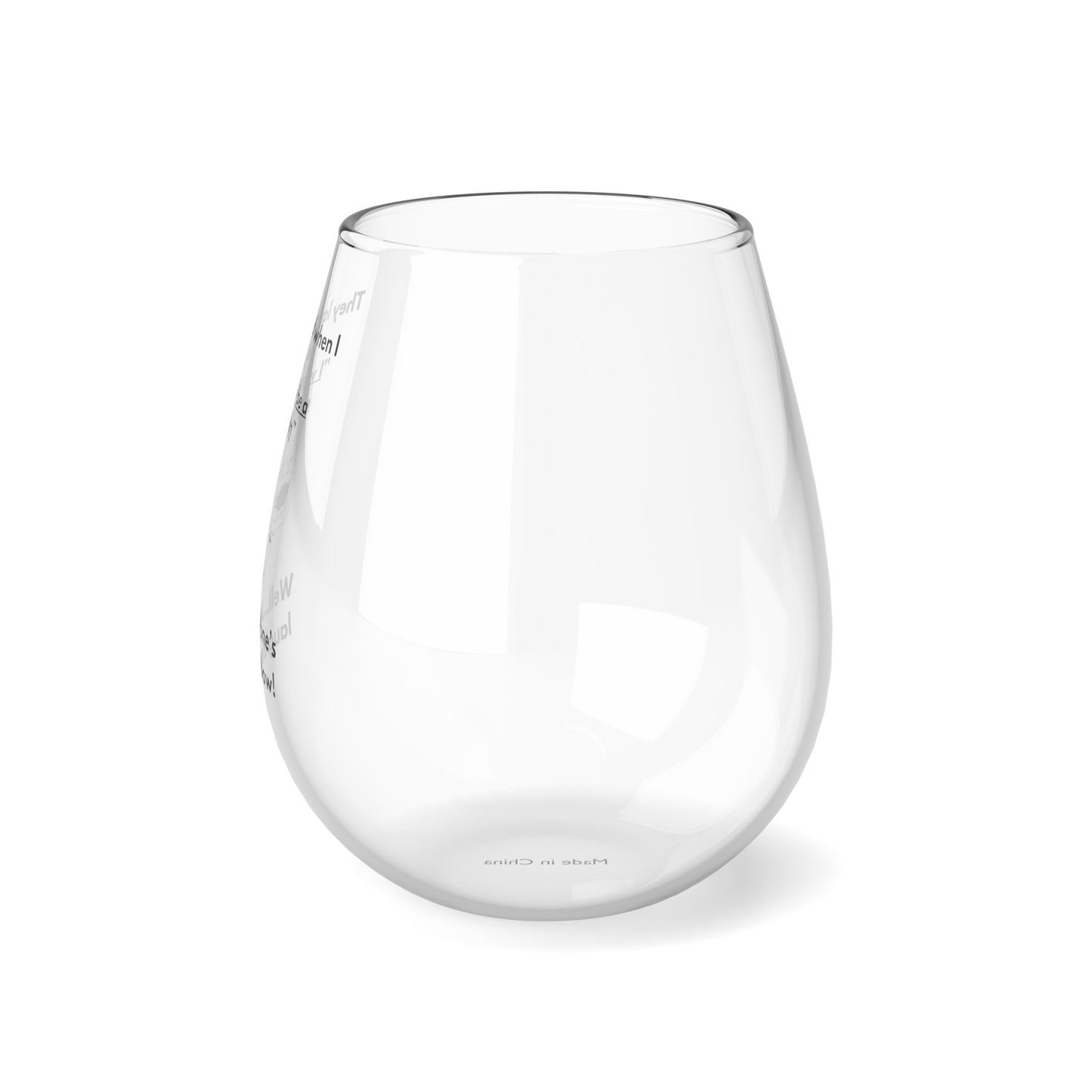 Stemless Wine Glass, 11.75oz