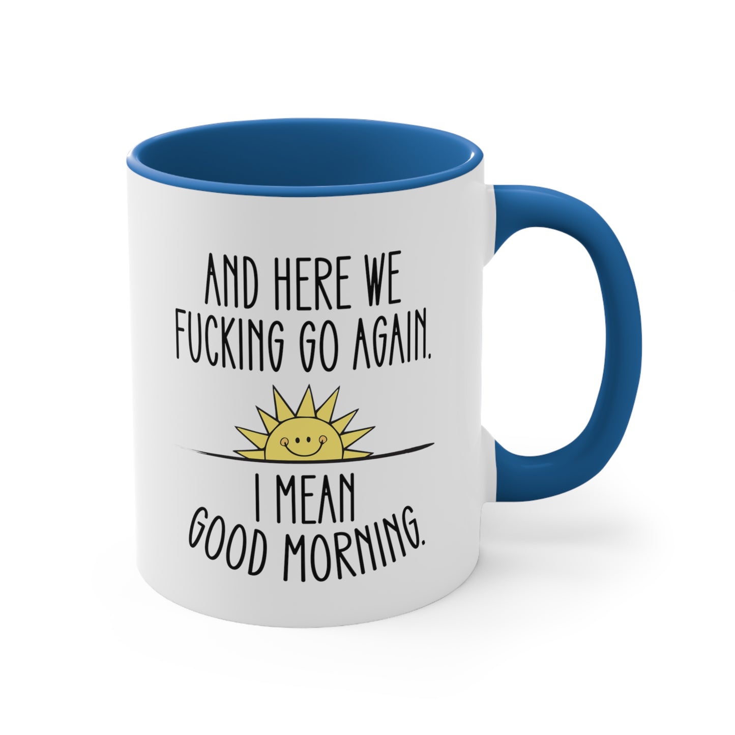 Good Morning Accent Coffee Mug, 11oz