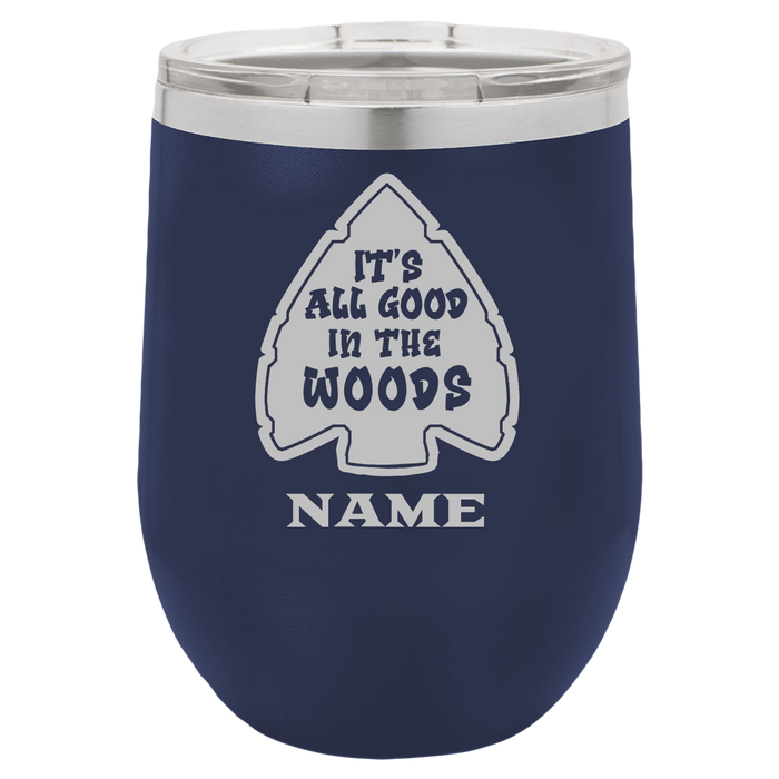 Insulated Tumbler, Insulated Tumbler with Lid, Stainless Steel Tumbler, Thermal Tumbler, All Good In The Woods - Mug Project