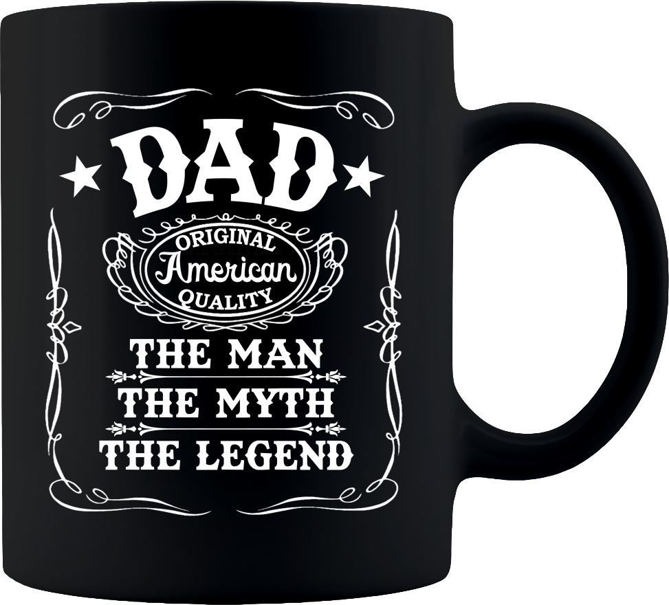 The Man The Myth The Legend | Black Coffee Mug - Mug Project