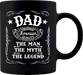 The Man The Myth The Legend | Black Coffee Mug - Mug Project