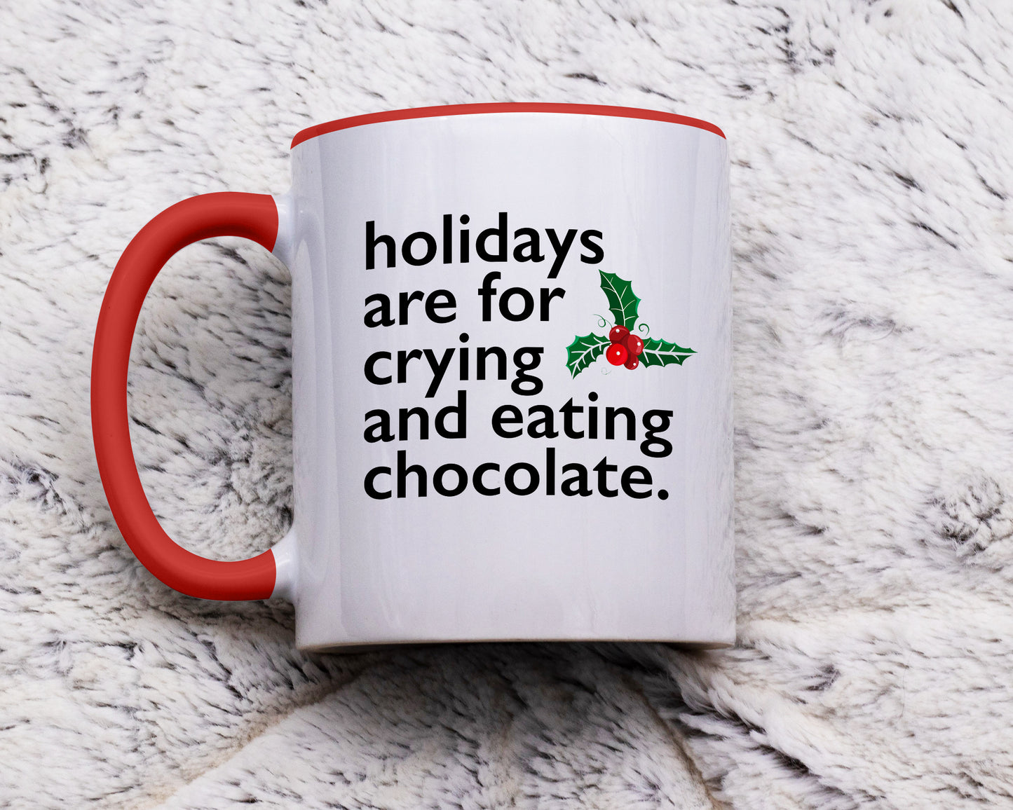 Ceramic White Coffee Mug Crying and Chocolate Mug Best Christmas Mug - Mug Project