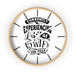 Wall clock, Home Decor Clock, Silent Clock, Currently Experiencing Life - Mug Project