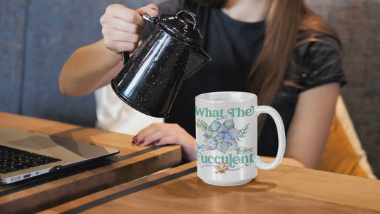 Coffee Mug, Printed Mug, Coffee Cup, Tea Mug, Graphic Mug, What The F Mug