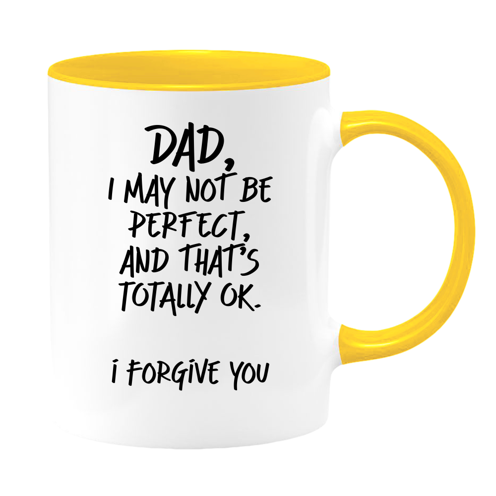 I Forgive You | Colored Inside and Handle Mug - Mug Project