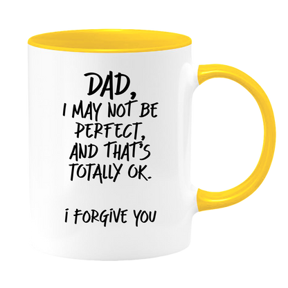 I Forgive You | Colored Inside and Handle Mug - Mug Project