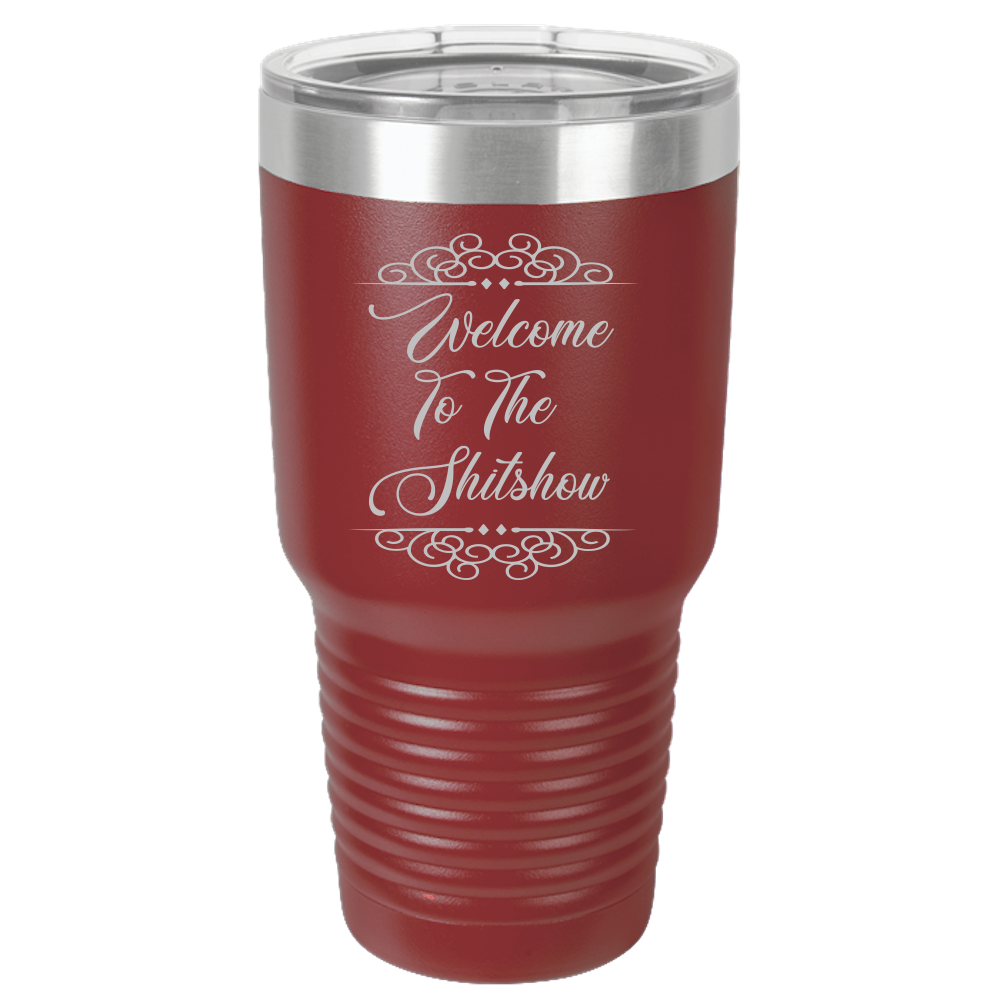 Insulated Tumbler, Insulated Tumbler with Lid, Stainless Steel Tumbler, Thermal Tumbler, Stainless Steel Cups, Welcome To The Show - Mug Project