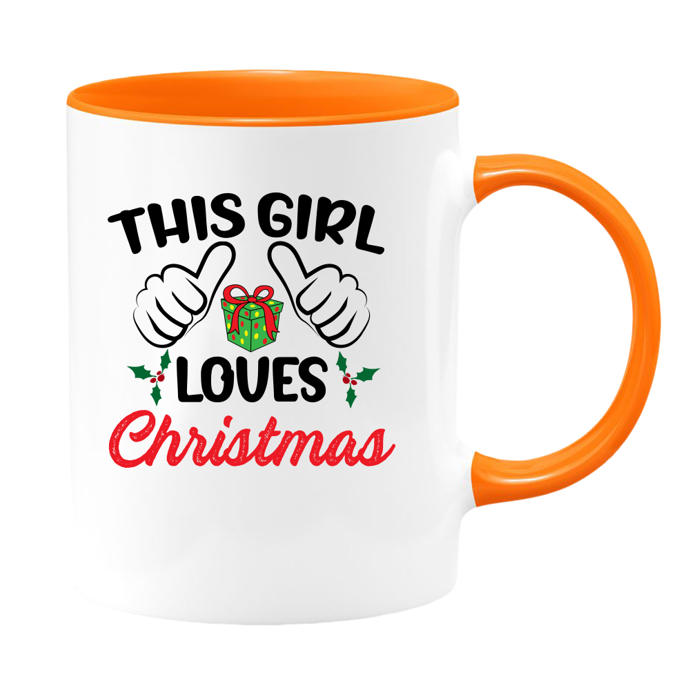 This Girl White Coffee Mug With Colored Inside & Handle - Mug Project | Funny Coffee Mugs, Unique Wine Tumblers & Gifts