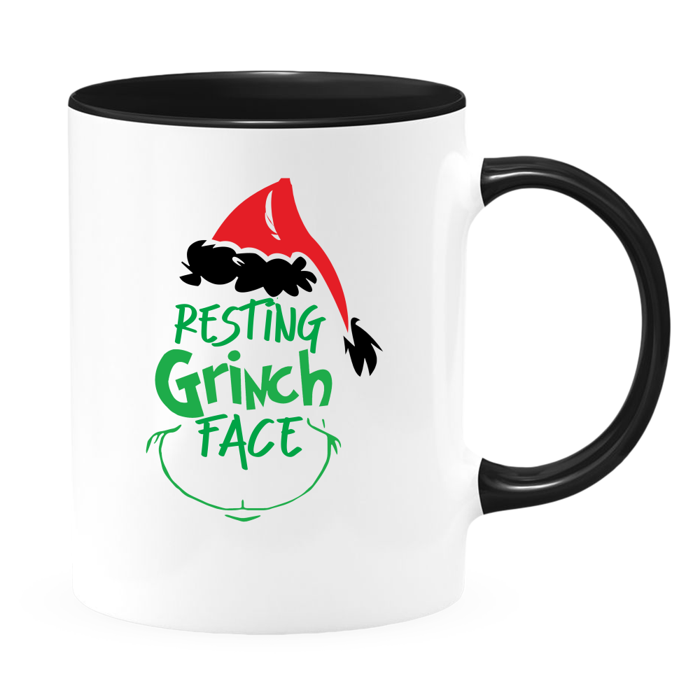 Mug light green new year Christmas holiday Christmas гринч (Grinch,  Christmas)-6094 mug cup Pialat for tea coffee mug for water - AliExpress