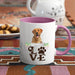 LOVE Yellow Labrador Coffee Mug Colored Inside and Handle - Mug Project | Funny Coffee Mugs, Unique Wine Tumblers & Gifts