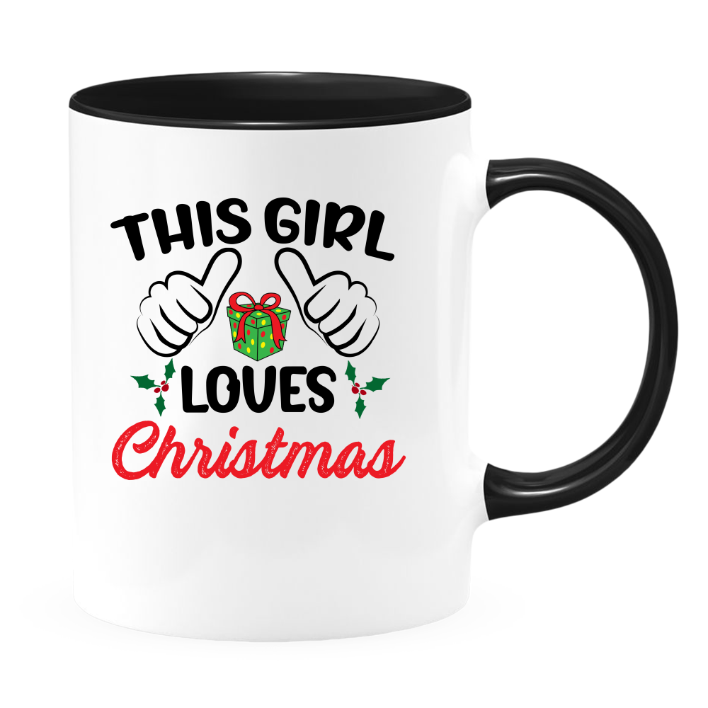 This Girl White Coffee Mug With Colored Inside & Handle - Mug Project | Funny Coffee Mugs, Unique Wine Tumblers & Gifts