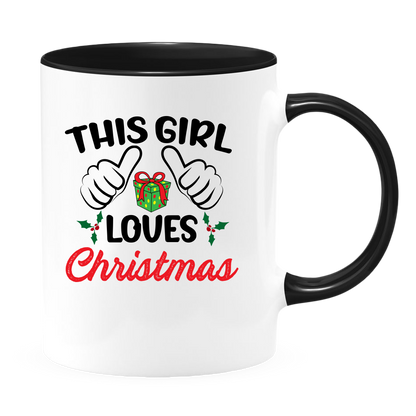 This Girl White Coffee Mug With Colored Inside & Handle - Mug Project | Funny Coffee Mugs, Unique Wine Tumblers & Gifts