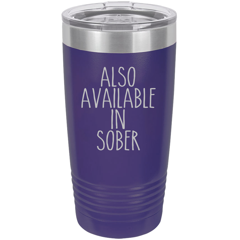 Tumbler with Lid, Stainless Steel Tumbler, Thermal Tumbler, Stainless Steel Cups, Insulated Tumbler, Also Available In Sober - Mug Project