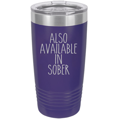 Tumbler with Lid, Stainless Steel Tumbler, Thermal Tumbler, Stainless Steel Cups, Insulated Tumbler, Also Available In Sober - Mug Project