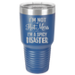 Tumbler with Lid, Stainless Steel Tumbler, Thermal Tumbler, Stainless Steel Cups, Insulated Tumbler, Spicy Disaster- 30oz Laser Etched Tumbler - Mug Project