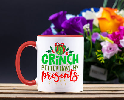 Ceramic White Coffee Mug Grinch Tea Cup Holiday Mug Best Christmas Mug - Mug Project