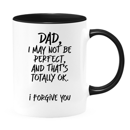 I Forgive You | Colored Inside and Handle Mug - Mug Project