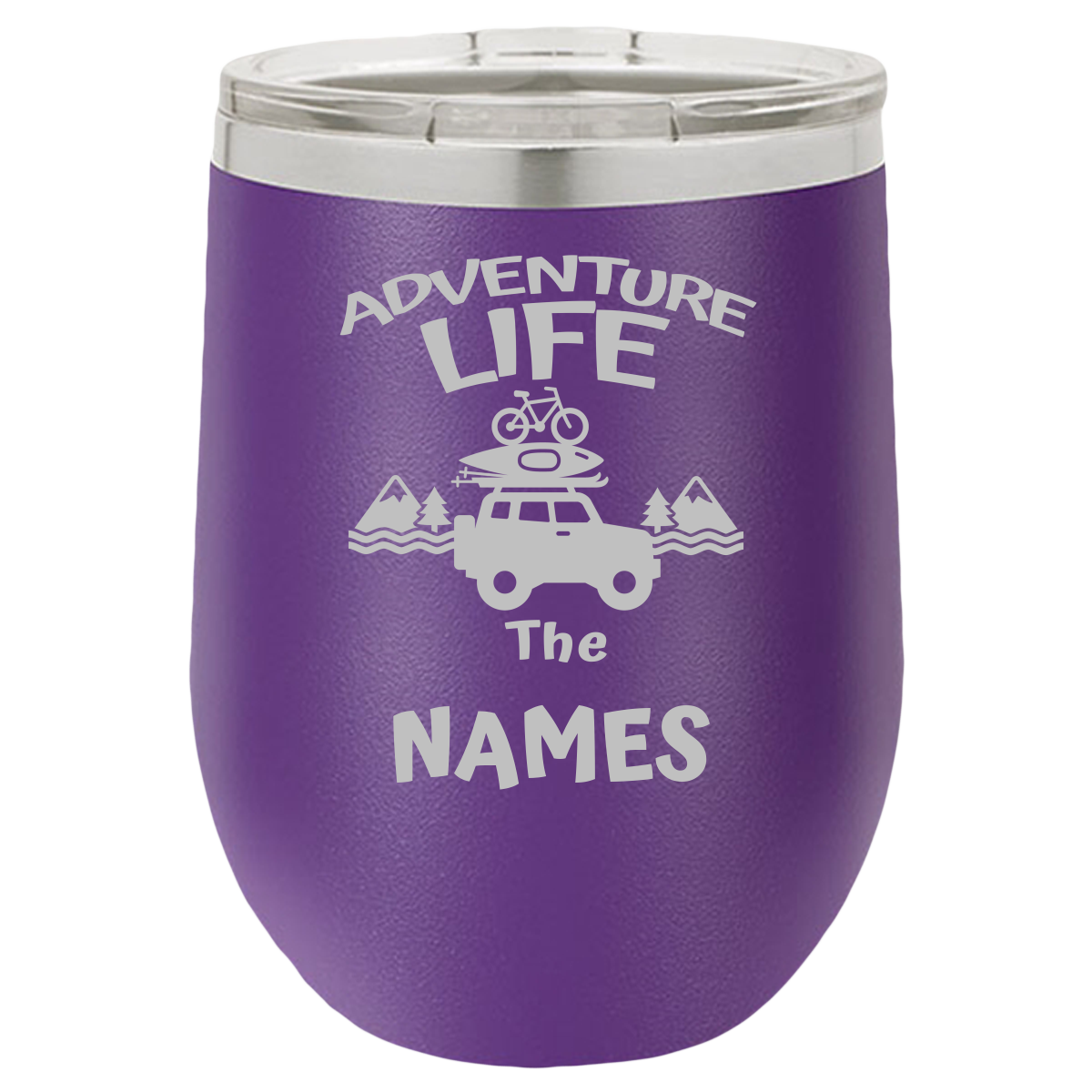 Insulated Tumbler, Insulated Tumbler with Lid, Stainless Steel Tumbler, Adventure Life - Mug Project