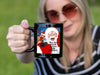 Ceramic Black Coffee Mug Santa Selfie Holiday Mug Best Christmas Mug - Mug Project