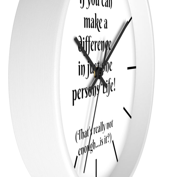 Wall clock, Funny Wall Clock, Home Decor Clock, If You Can - Mug Project