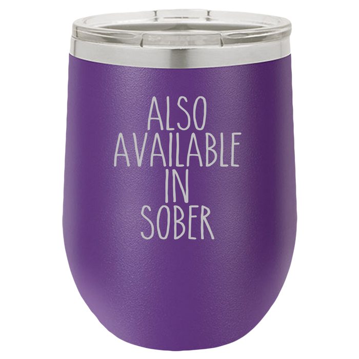 Insulated Wine Tumbler, Wine Tumbler with Lid, Insulated Wine  Glass, Stainless Steel Wine Tumbler, Champagne Tumbler, Also Available In Sober - Mug Project