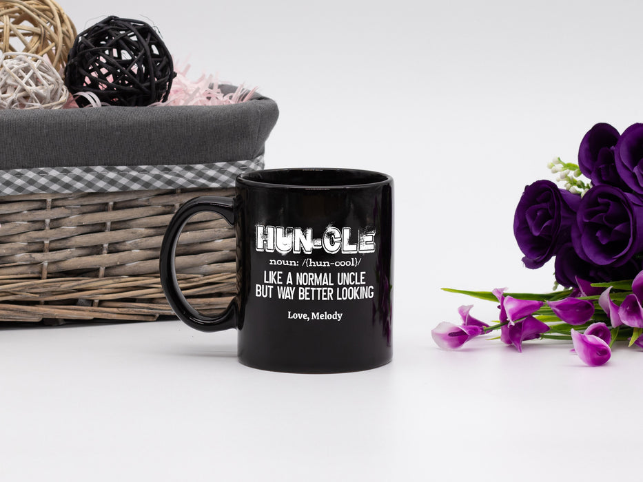 Huncle Black Coffee Mug - Mug Project | Funny Coffee Mugs, Unique Wine Tumblers & Gifts