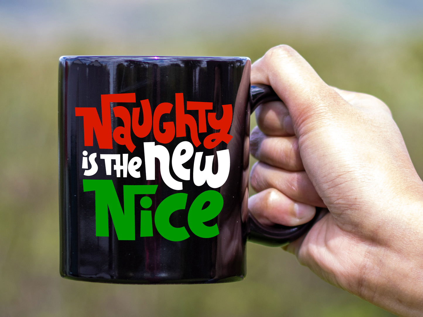 Ceramic Coffee Mug Naughty is New Nice Holiday Mug Best Christmas Mug - Mug Project