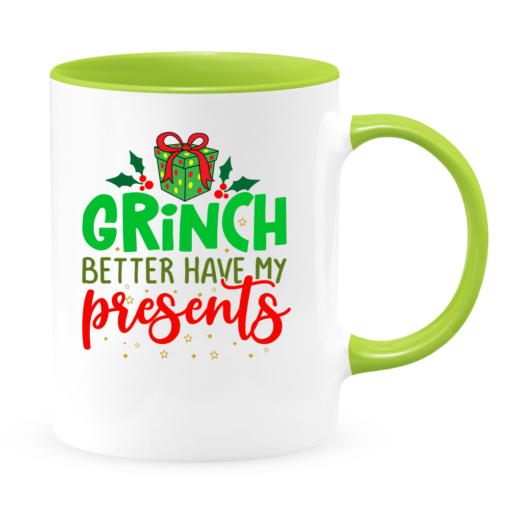 Ceramic White Coffee Mug Grinch Tea Cup Holiday Mug Best Christmas Mug - Mug Project