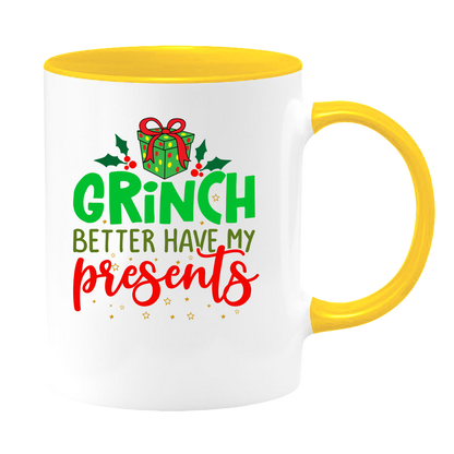 Ceramic White Coffee Mug Grinch Tea Cup Holiday Mug Best Christmas Mug - Mug Project