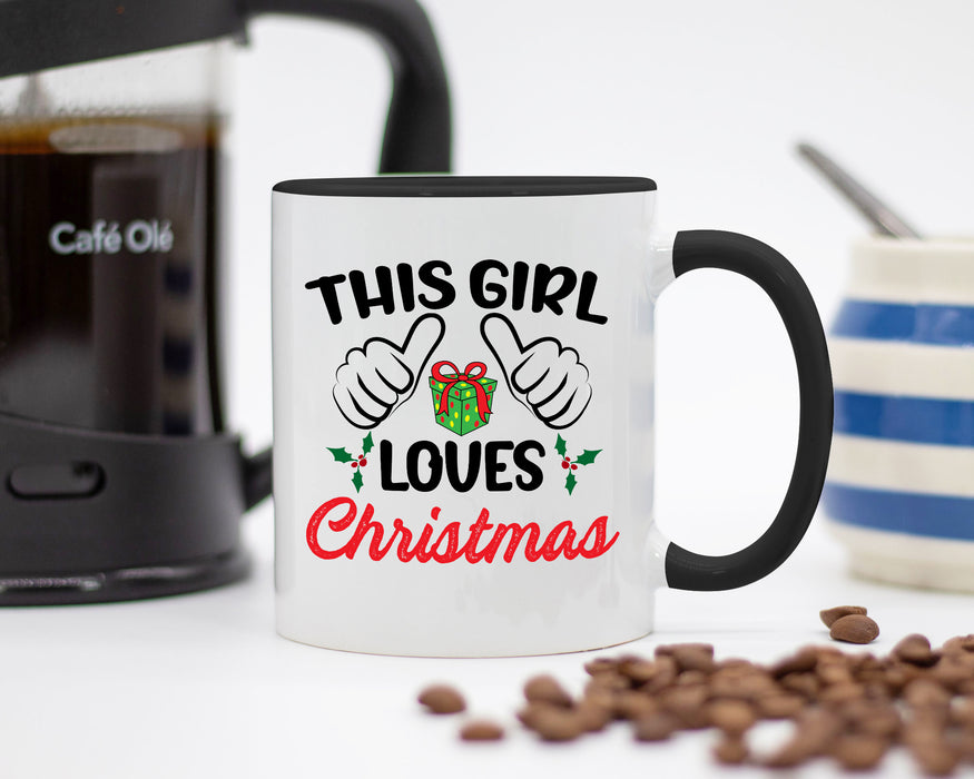 This Girl White Coffee Mug With Colored Inside & Handle - Mug Project | Funny Coffee Mugs, Unique Wine Tumblers & Gifts