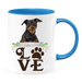 Coffee Mug, Printed Mug, Coffee Cup, Tea Mug, Graphic Mug, LOVE Miniature Pinscher - Mug Project