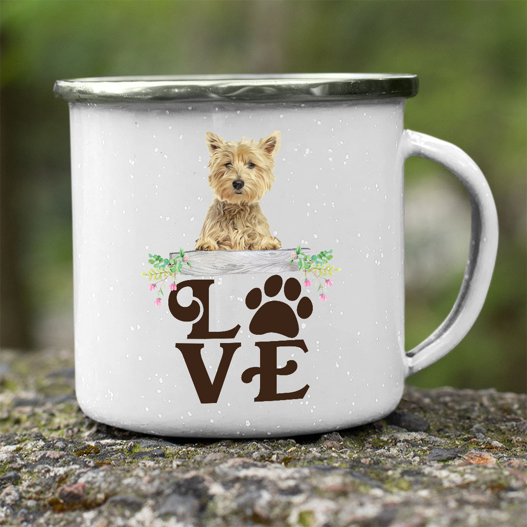 LOVE-Westie Stainless Steel Camping Mug - Mug Project | Funny Coffee Mugs, Unique Wine Tumblers & Gifts