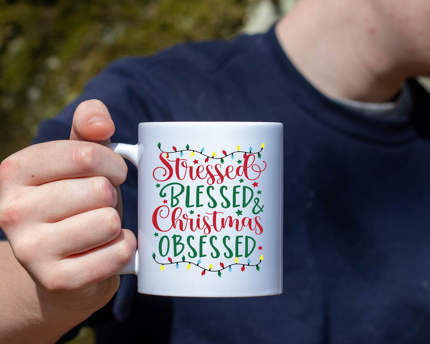 Stressed and Blessed White Coffee Mug - Mug Project