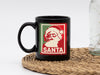 Ceramic Black Coffee Mug Santa Holiday Mug Best Christmas Mug - Mug Project
