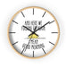 Wall clock, Home Decor Clock, Silent Wall Clock, Good Morning - Mug Project