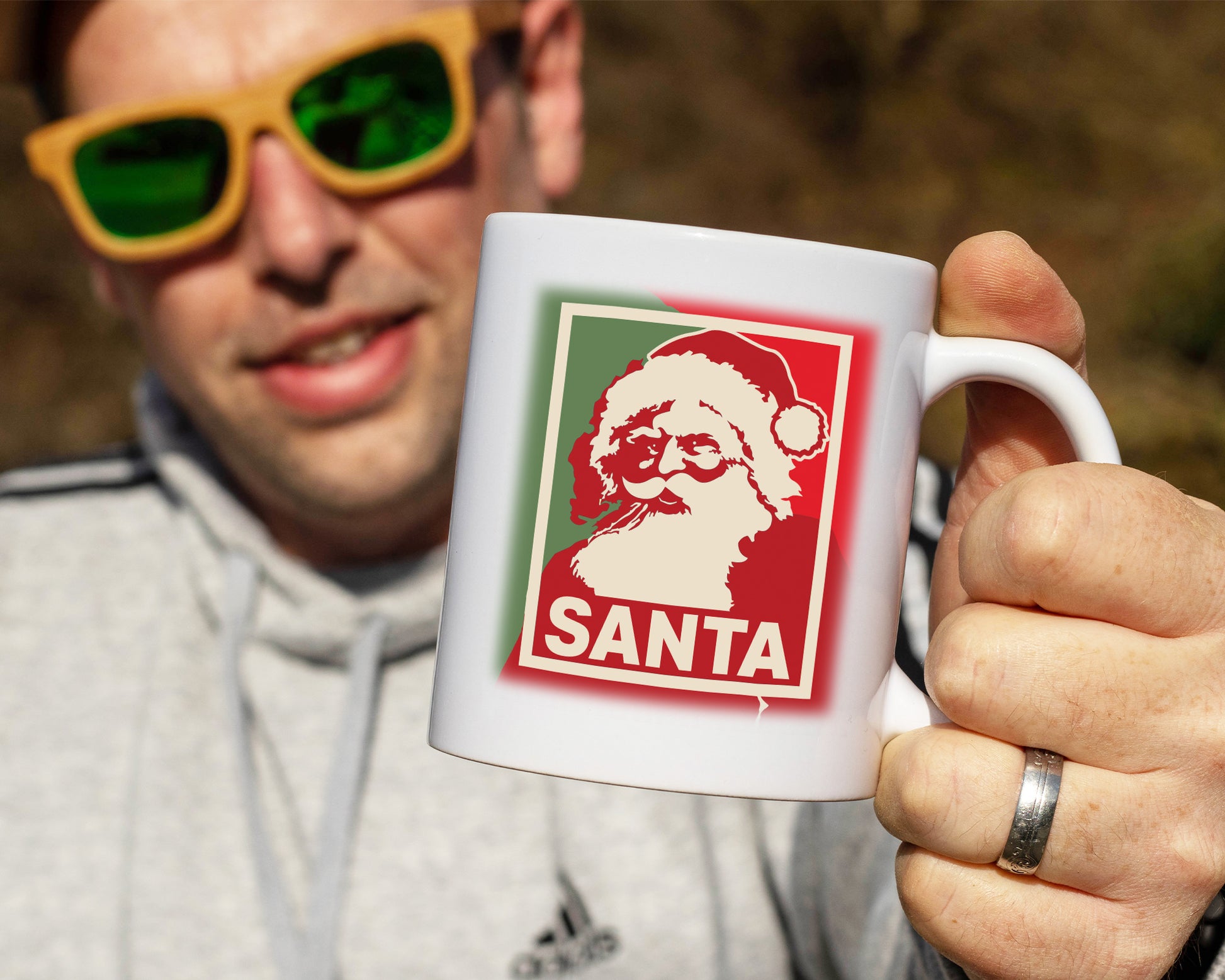 Ceramic White Coffee Mug Santa Tea Cup Holiday Mug Best Christmas Mug - Mug Project