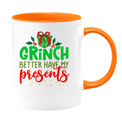 Ceramic White Coffee Mug Grinch Tea Cup Holiday Mug Best Christmas Mug - Mug Project