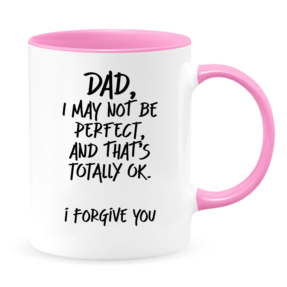 I Forgive You | Colored Inside and Handle Mug - Mug Project