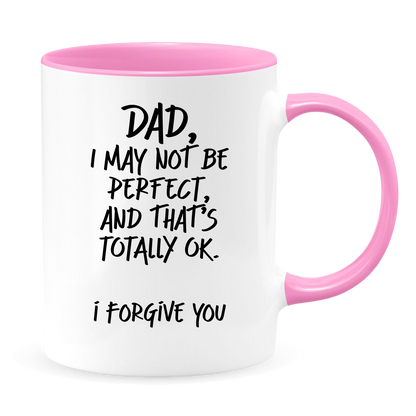 I Forgive You | Colored Inside and Handle Mug - Mug Project