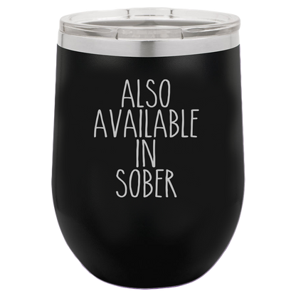 Insulated Wine Tumbler, Wine Tumbler with Lid, Insulated Wine  Glass, Stainless Steel Wine Tumbler, Champagne Tumbler, Also Available In Sober - Mug Project