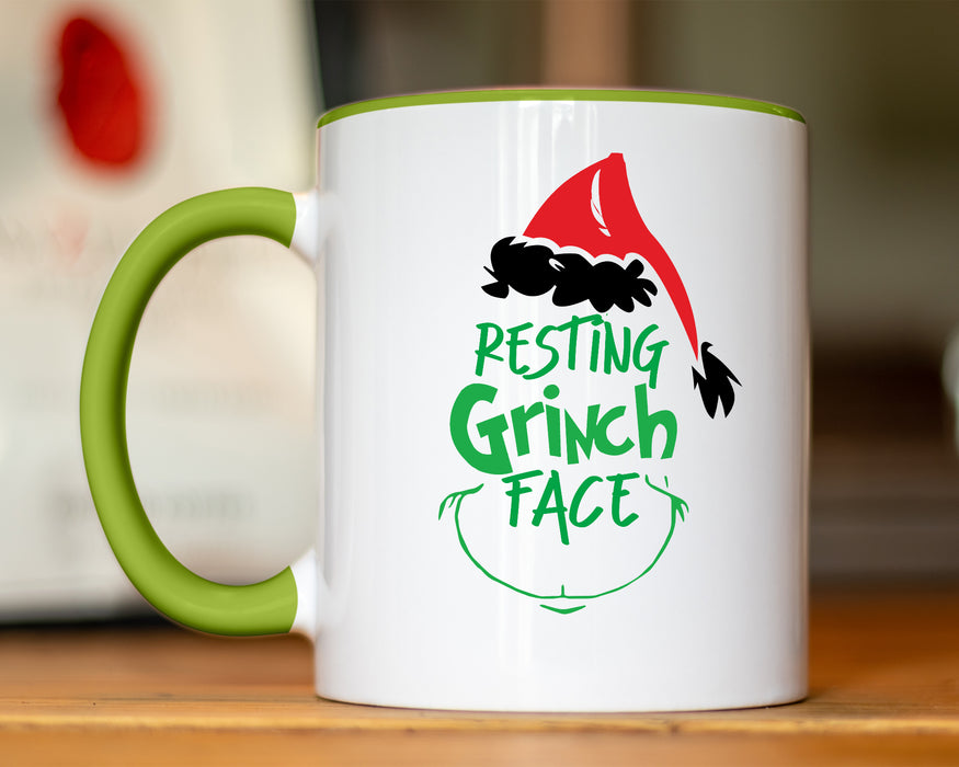 Creative Design Christmas The Grinch Santa Face Sculpted Coffee Mug - China  Mug and Coffee Mug price