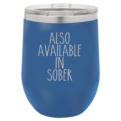 Insulated Wine Tumbler, Wine Tumbler with Lid, Insulated Wine  Glass, Stainless Steel Wine Tumbler, Champagne Tumbler, Also Available In Sober - Mug Project