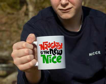 Naughty Is The New Nice White Coffee Mug - Mug Project | Funny Coffee Mugs, Unique Wine Tumblers & Gifts