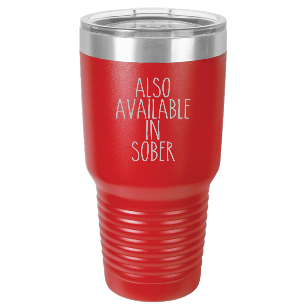 Tumbler with Lid, Stainless Steel Tumbler, Thermal Tumbler, Stainless Steel Cups, Insulated Tumbler, Also Available In Sober - Mug Project